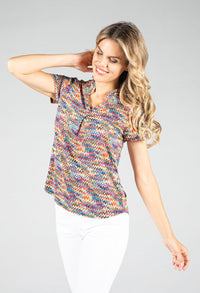 ZigZag Print Top