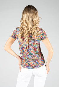 ZigZag Print Top