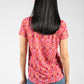 V-Neck Printed Top-1