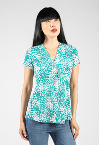 V-Neck Printed Top