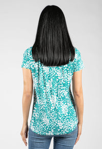 V-Neck Printed Top