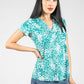 V-Neck Printed Top