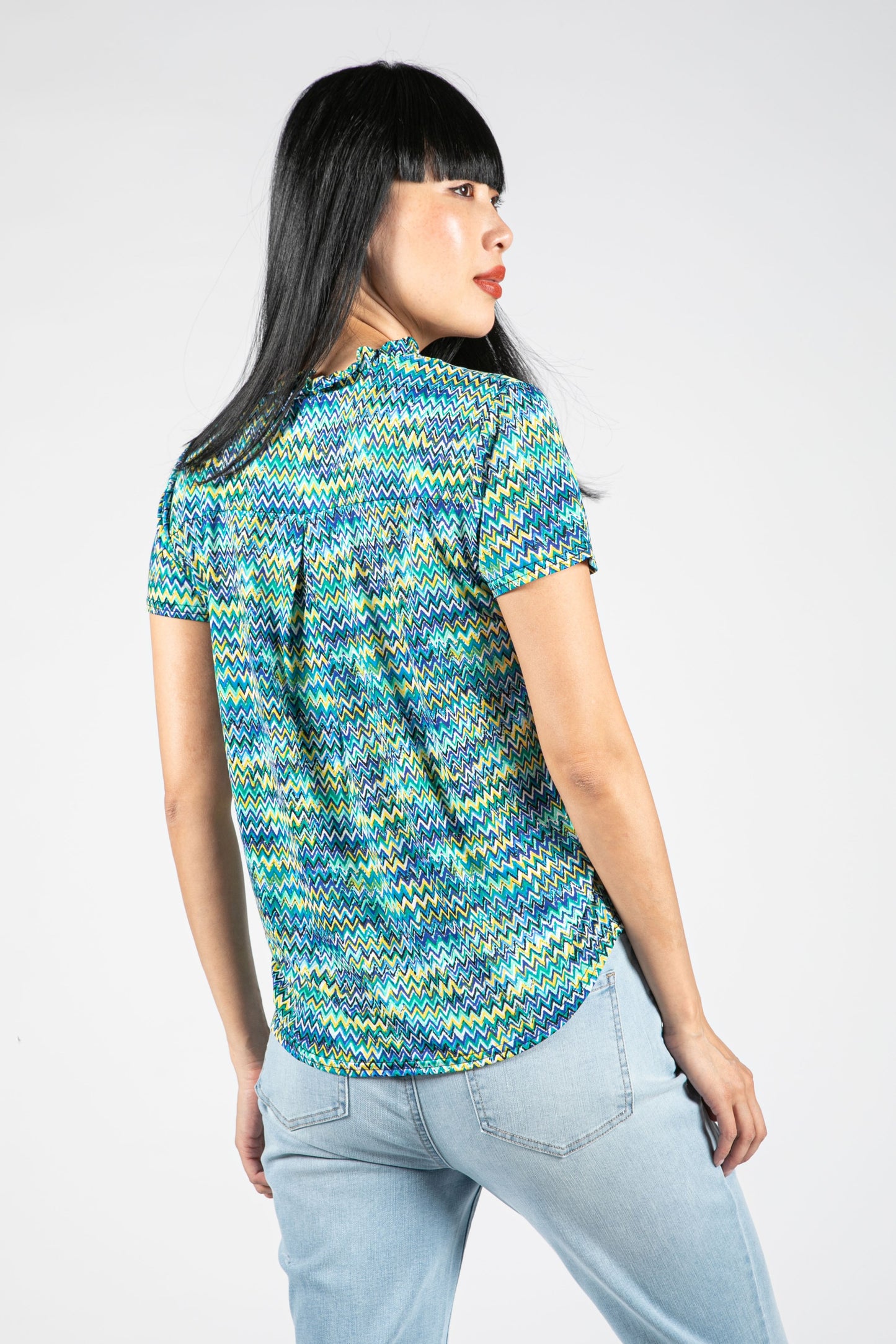 ZigZag Print Top