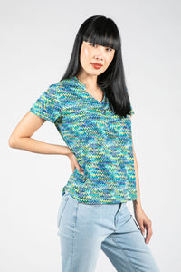 ZigZag Print Top