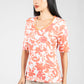 Paisley Print Top in Mango