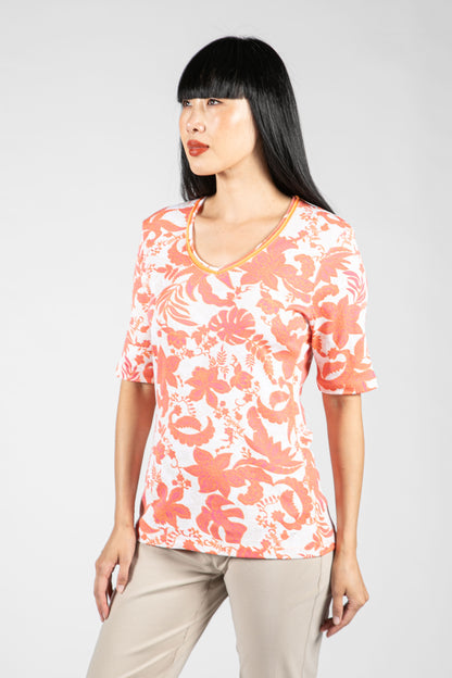 Paisley Print Top in Mango