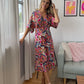 Paisley Pop Midi Dress