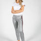 Grey Trousers With Side Stripe