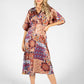 Paisley Pop Midi Dress