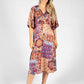 Paisley Pop Midi Dress