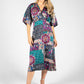 Paisley Pop Midi Dress