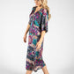 Paisley Pop Midi Dress