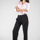 Wide Leg Trousers in Navy