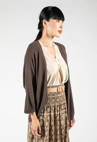 Open Fine Knit Cardigan-1