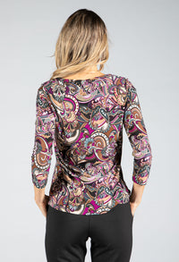 Soft Feel Paisley Top