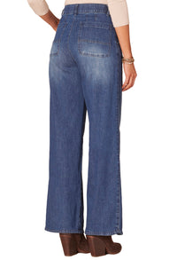 "Ab"solution Skyrise Tulip Hem Wide Leg Jeans