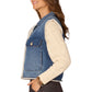 Sherpa Lined Vest with Oversized Pockets