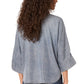 Three Quarter Raglan Sleeve Beaded Shirt