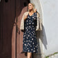 Polka Dot Plisse Pop Over Dress