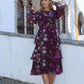 Floral Tiered Midi Dress