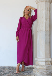 Tulip Hem V Neckline Dress