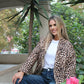 Quilted Leopard Print Jacket