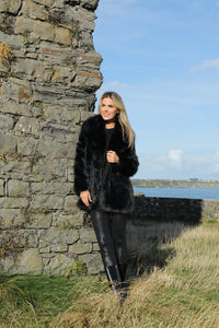 Shaggy Faux Fur Coat