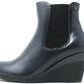 Microfibre Panel Wedge Boot