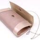 Metallic Wrap Clutch Bag