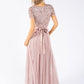 Maya Embellished Maxi Dress With Sash Belt