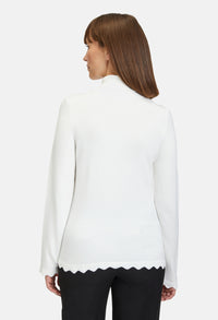 Fine Knit High Neck Top