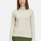 Fine Knit High Neck Top