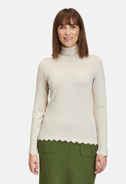 Fine Knit High Neck Top