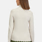 Fine Knit High Neck Top