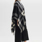 Atano Check Print Cape