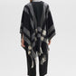 Atano Check Print Cape