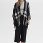 Atano Check Print Cape