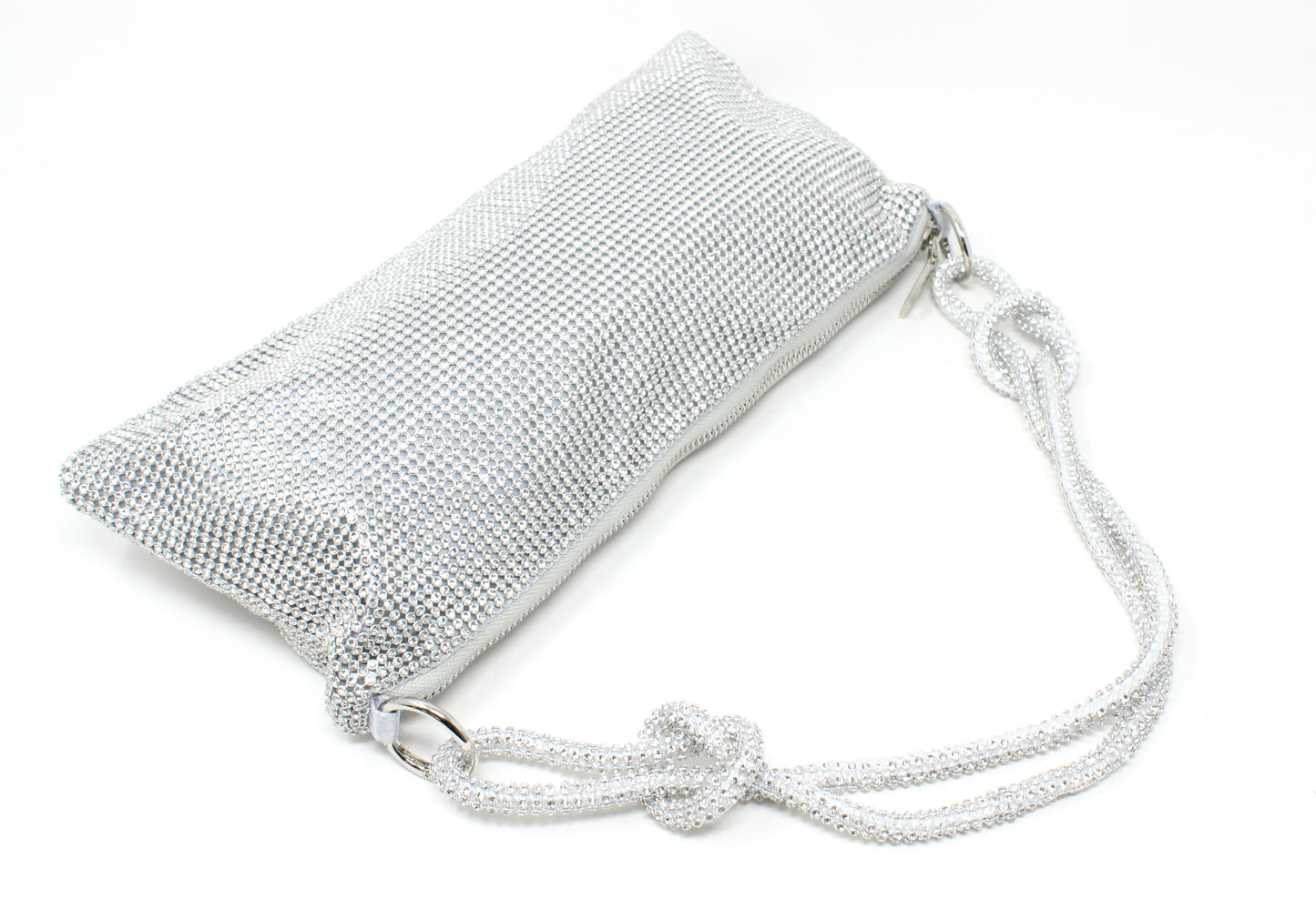 KNOT DIAMANTE SHOULDER BAG