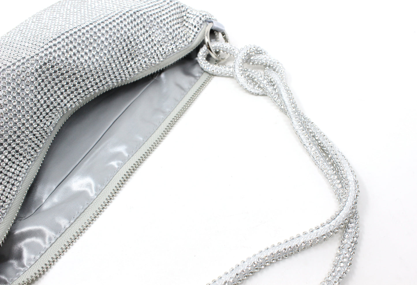 KNOT DIAMANTE SHOULDER BAG