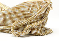 KNOT DIAMANTE SHOULDER BAG