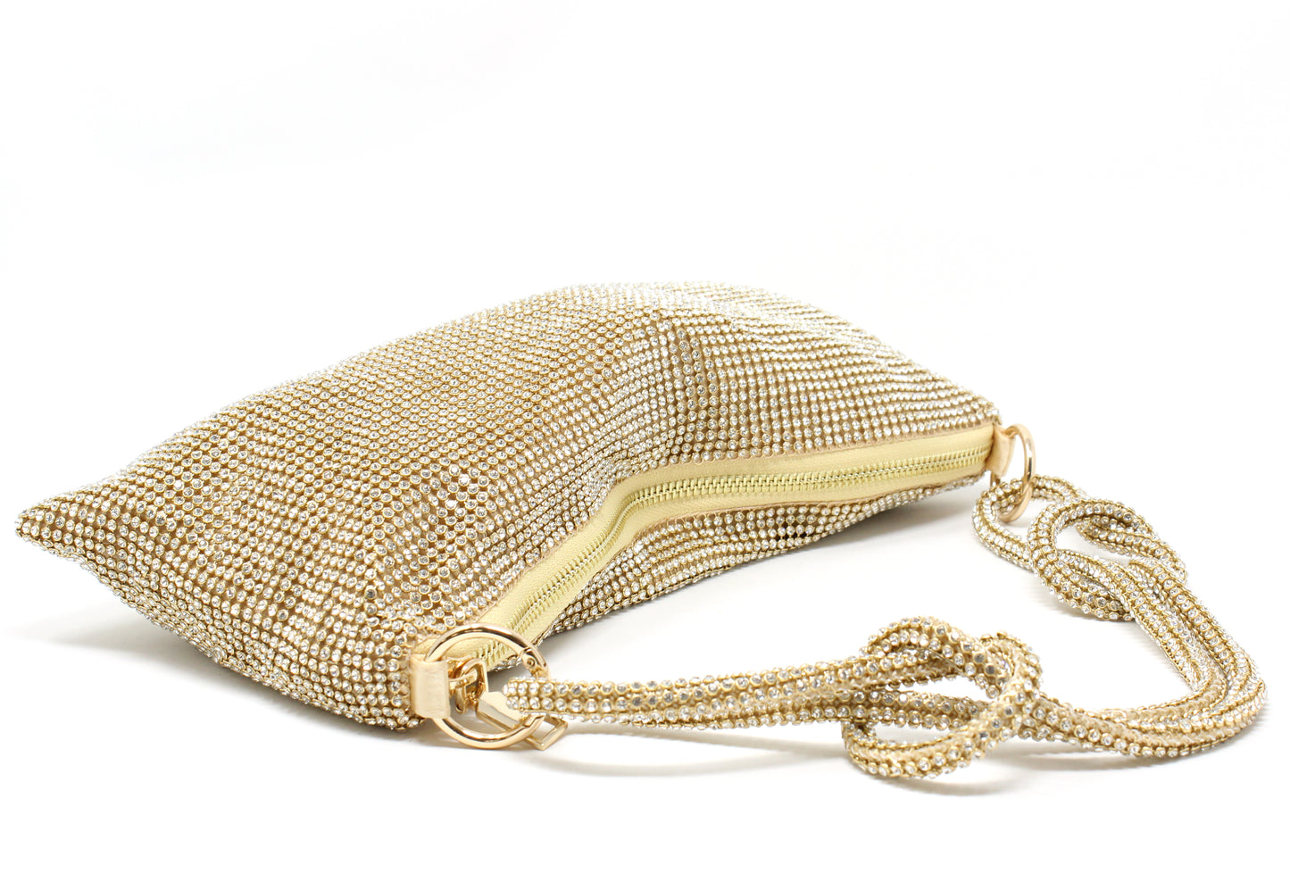 KNOT DIAMANTE SHOULDER BAG