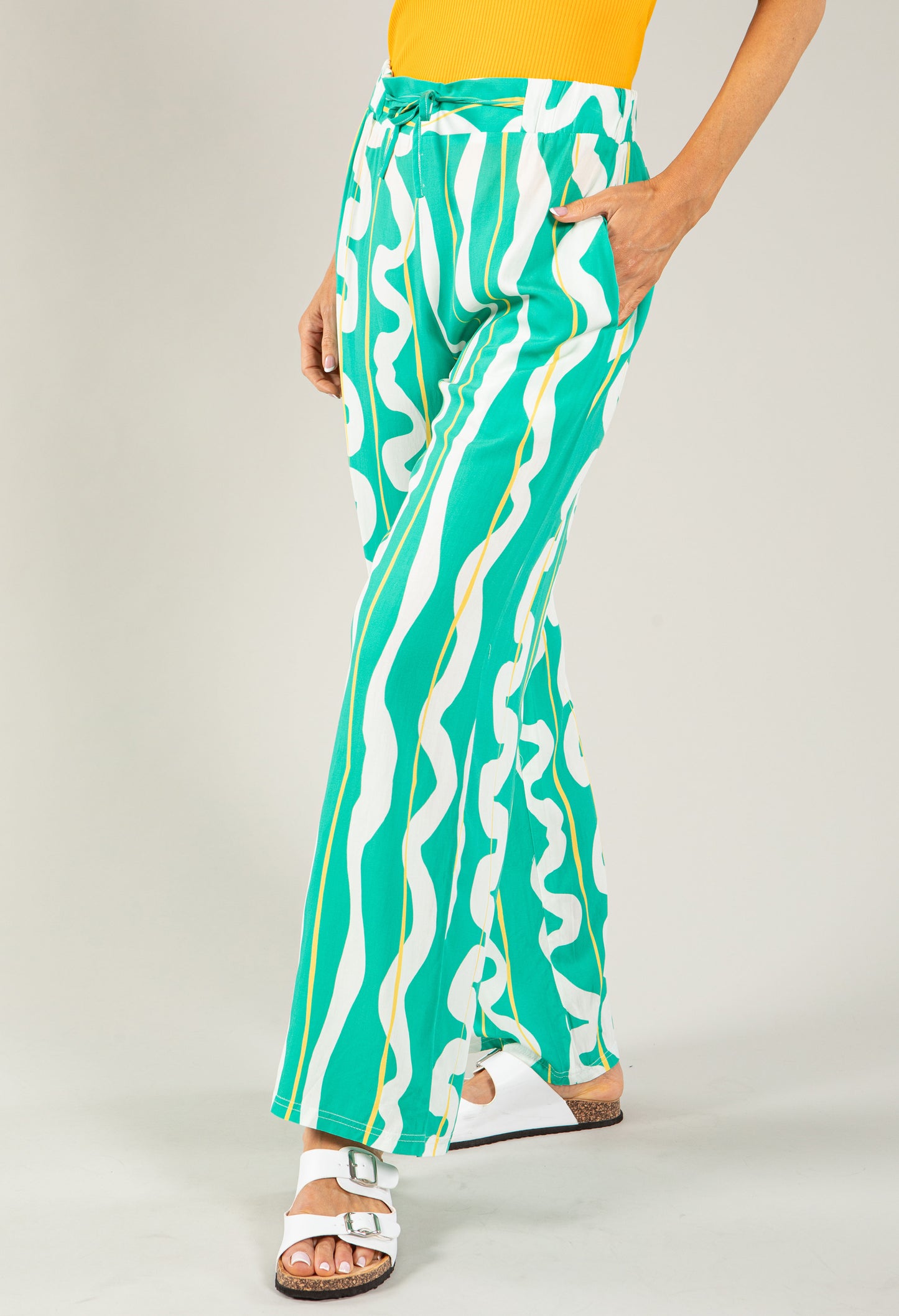 Palazzo Printed Trouser