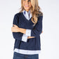 2 in 1 Stripe Pullover