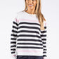 Striped Knit Pullover