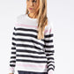 Striped Knit Pullover