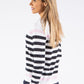 Striped Knit Pullover