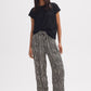 Manilo Stripe Wide Leg Palazzo Pants