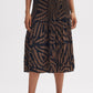 Ribane Desert Pleated Midi Skirt