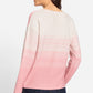 Cotton Blend Ribbed Knit Sweater