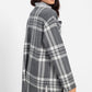 Long Sleeve Check Cardigan